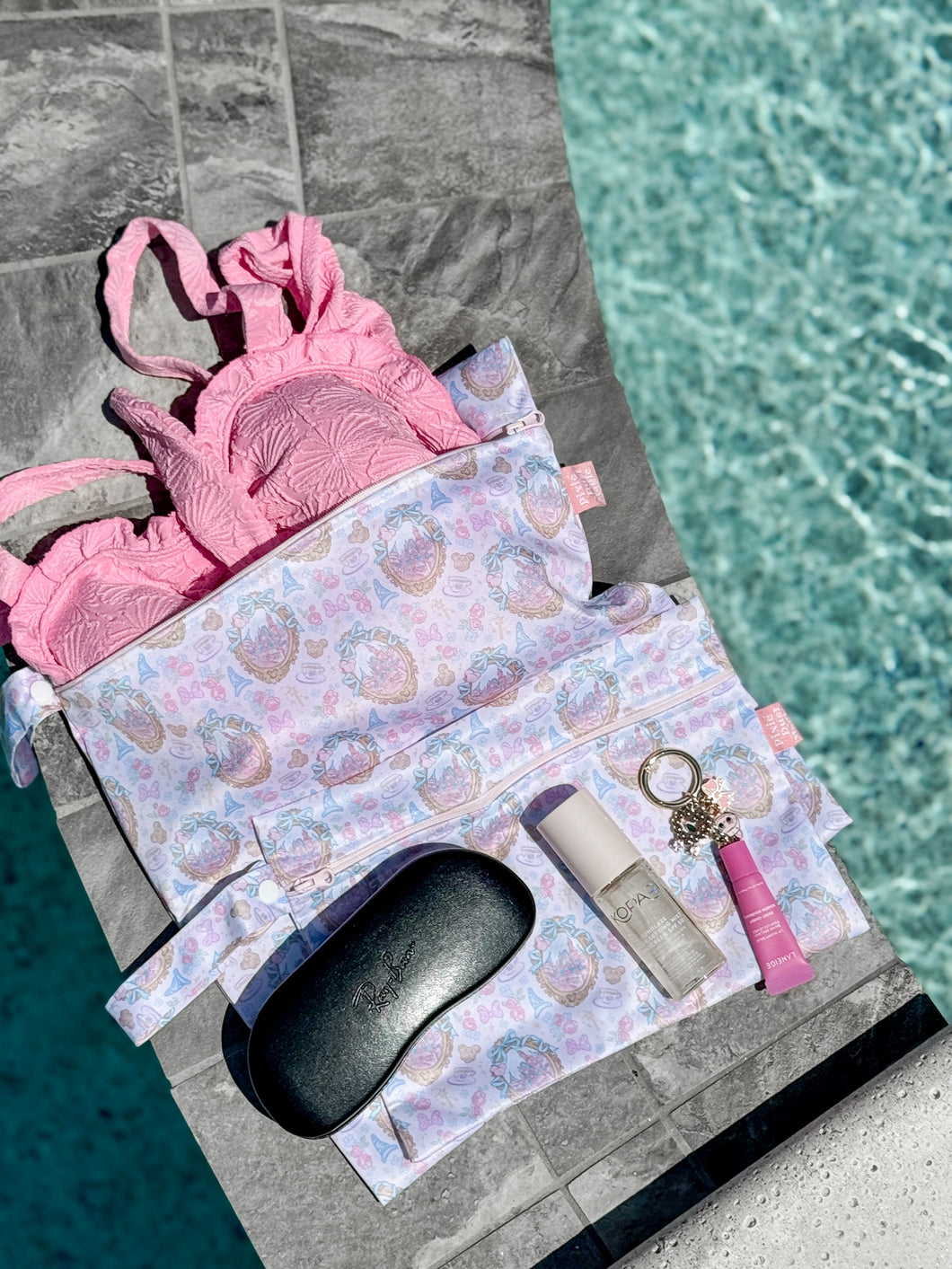 Pixie Pouch Wet Bag - Pixie Castle Magic (Ready to Ship)